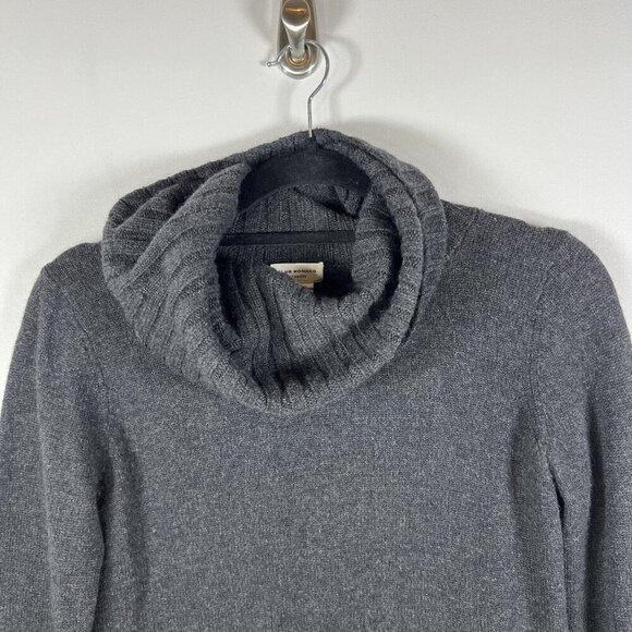 Club Monaco Cowl Neck 100% Cashmere Sweater Women’s Size XS Quiet Luxury Gray - Picture 3 of 7